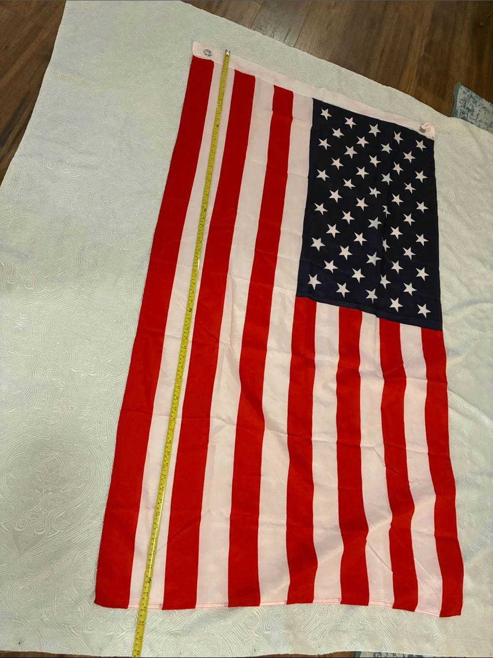 American Flag BIG 62” x 36” inches USA PATRIOT RED WHITE AND BLUE for flagpole